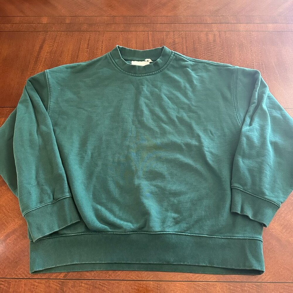 H&M Green Pullover Sweatshirt Mens Large